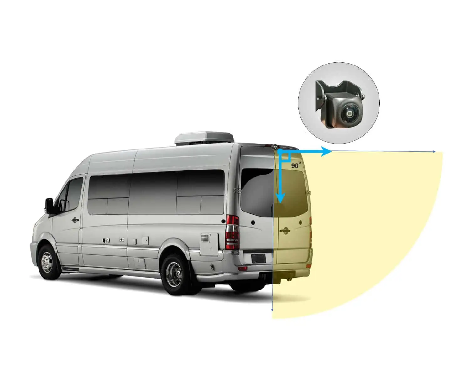 Rydeen CM-V90 AHD 1080P Wide-Angle Vehicle Camera w/ 30ft Cable - KaJay Automotive