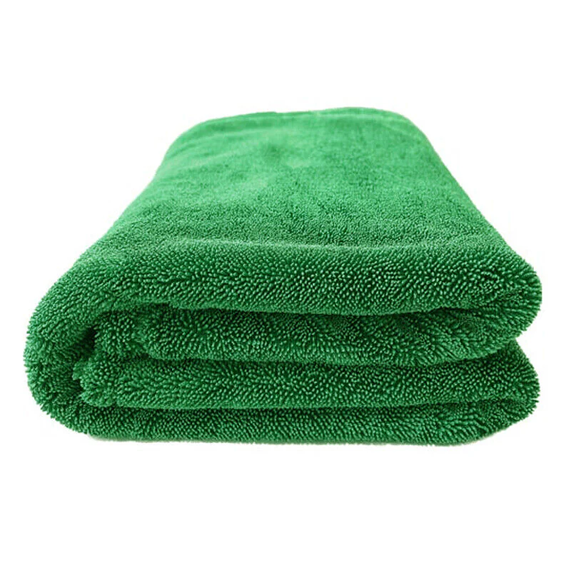 Green Goblin Twisted Loop Dual-Force Microfiber Drying Towel - KaJay Automotive