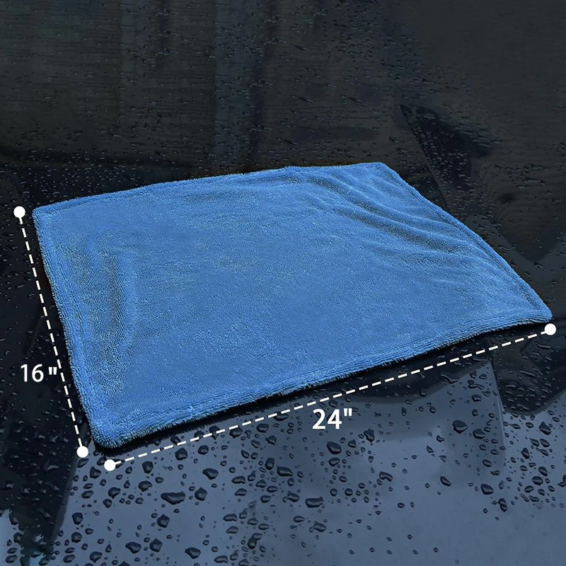 Twisted Loop Microfiber Drying Towel, 1200 GSM, 16