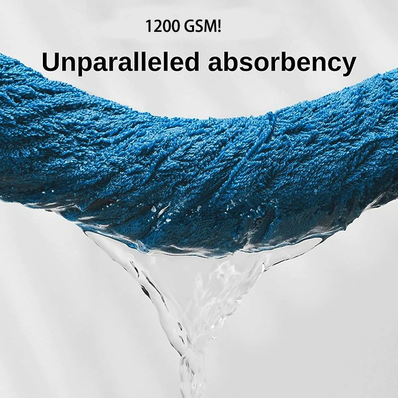 Twisted Loop Microfiber Drying Towel, 1200 GSM, 16