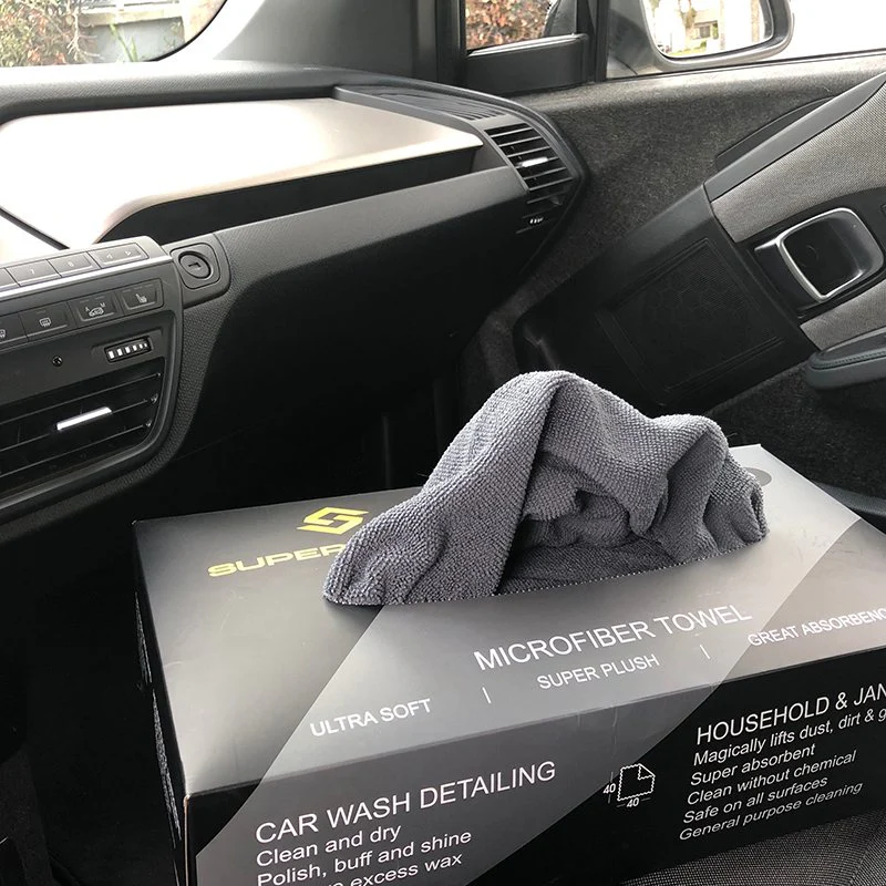 30pcs/box Microfiber Towels with Dispenser Box - KaJay Automotive