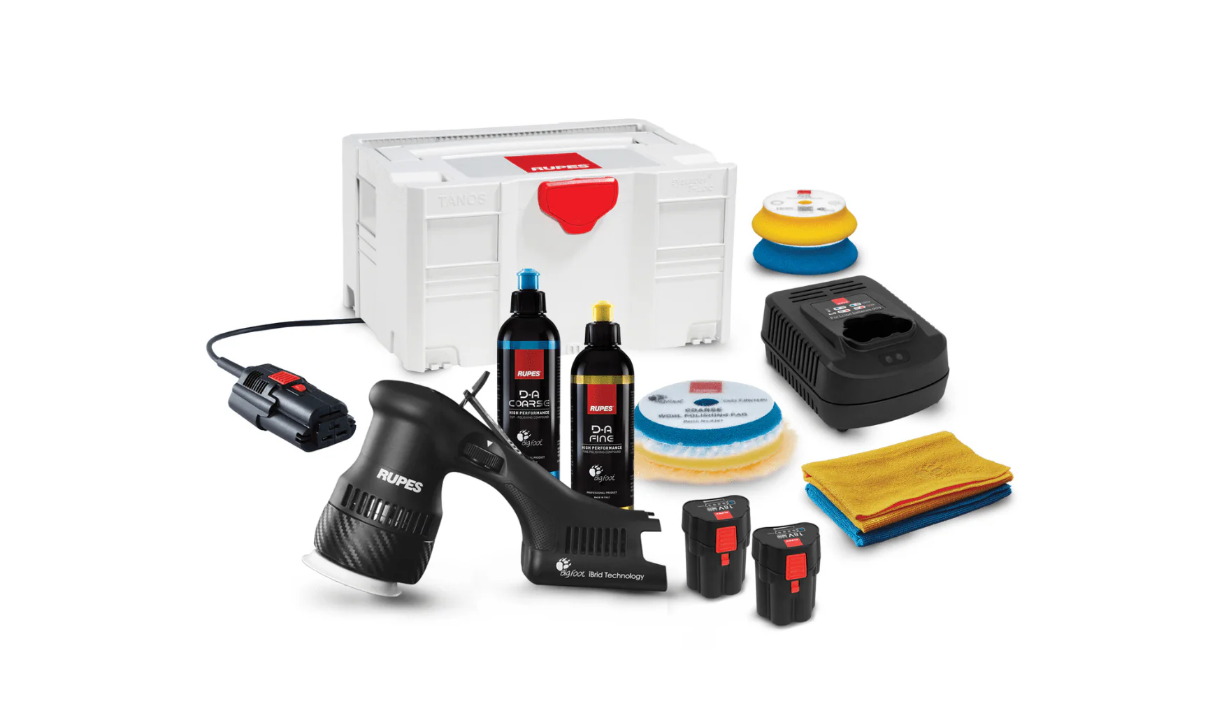 RUPES BIGFOOT HLR75 MINI iBRID POLISHER - KaJay Automotive