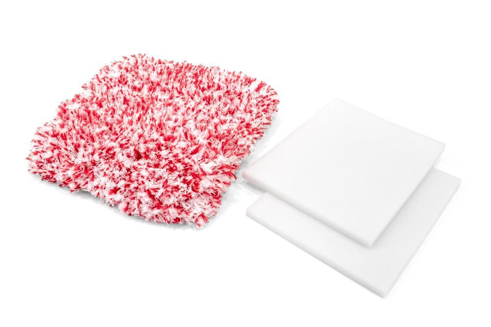 AutoFiber Dragon Hybrid Car Wash Sponge Mitt Pad (9 in. x 8 in.) - KaJay Automotive
