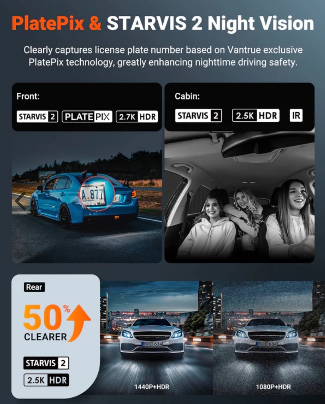 Vantrue N4S Dashcam - KaJay Automotive