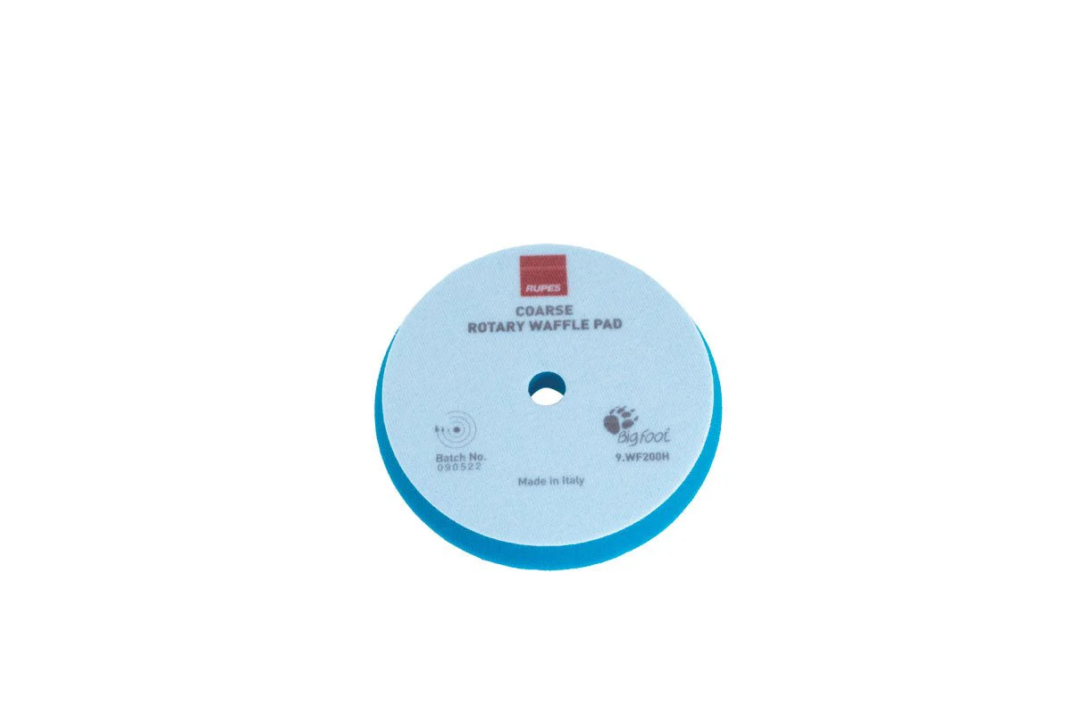 RUPES WAFFLE COARSE Polishing Foam Pad for Rotary Polishers - KaJay Automotive