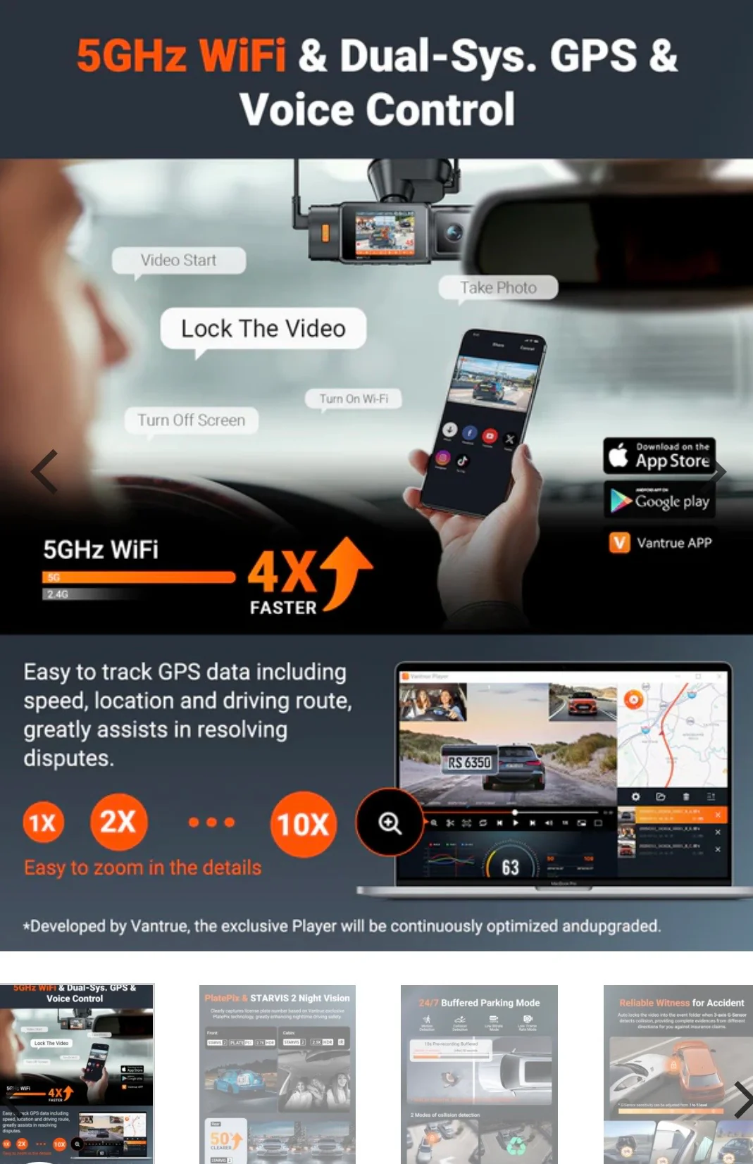 Vantrue N4S Dashcam - KaJay Automotive