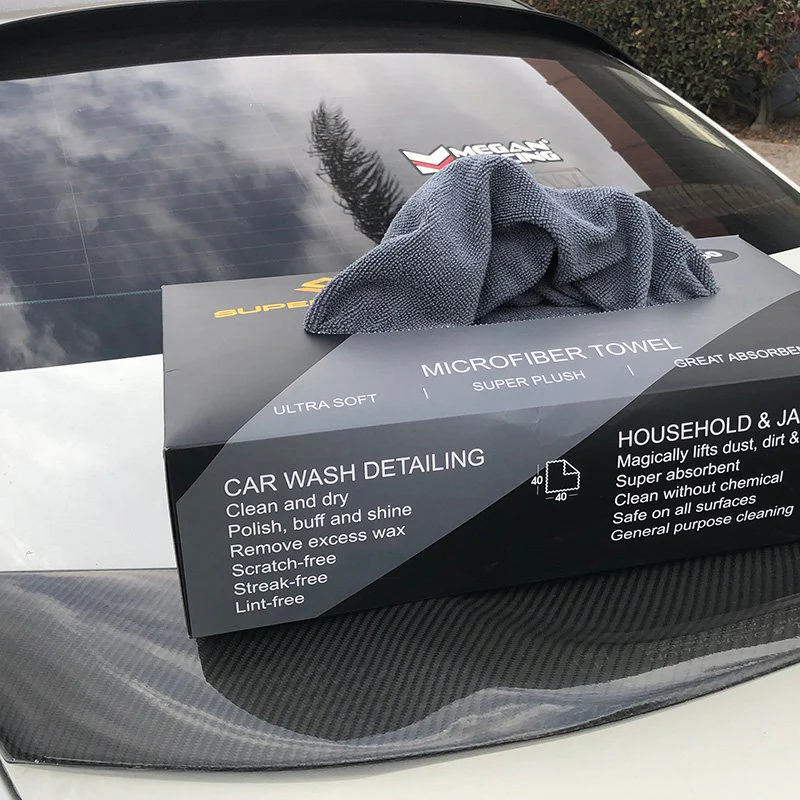 30pcs/box Microfiber Towels with Dispenser Box - KaJay Automotive