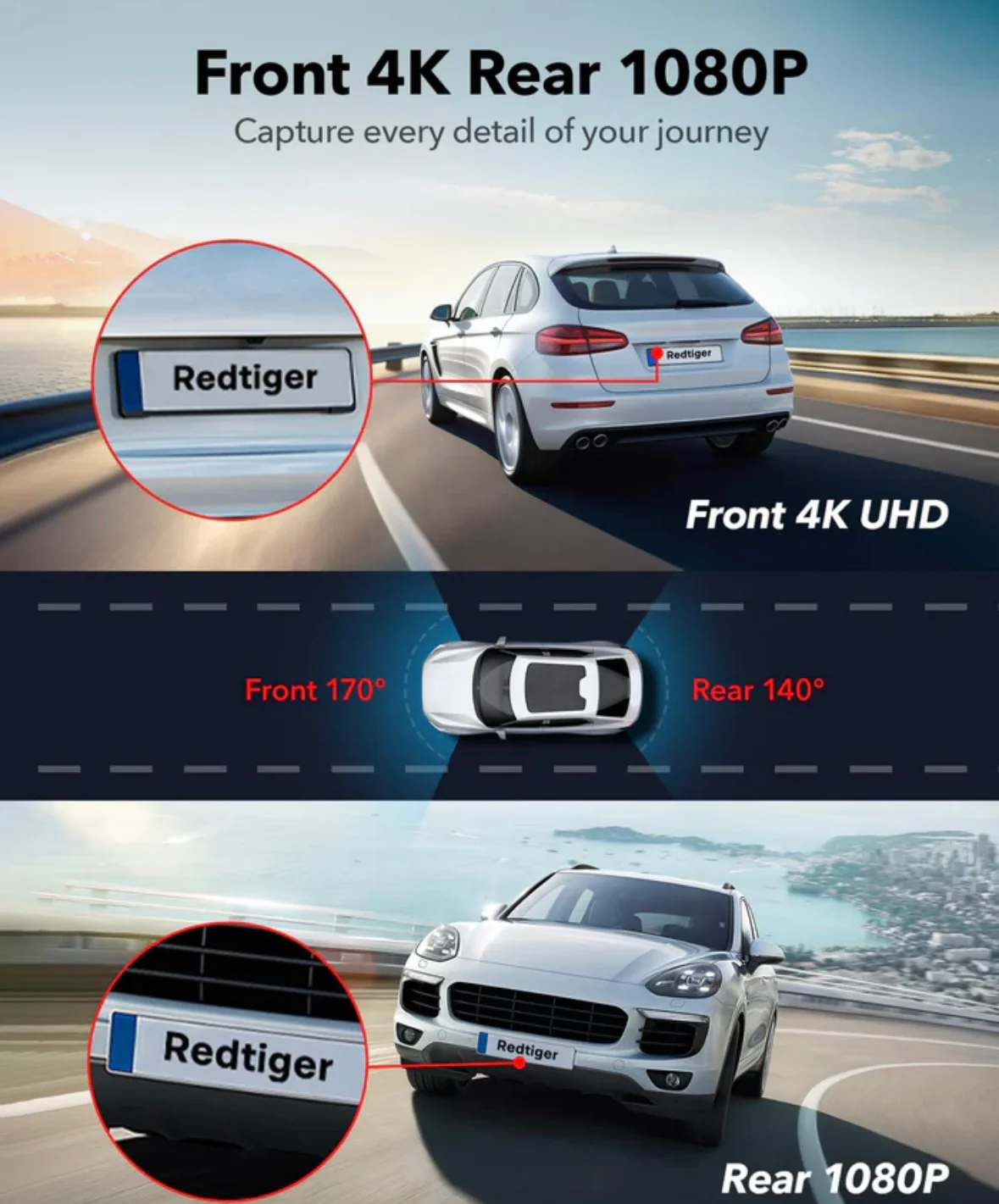 REDTIGER F7N Dashcam - KaJay Automotive