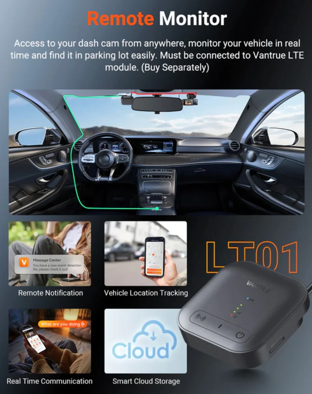 Vantrue N4S Dashcam - KaJay Automotive