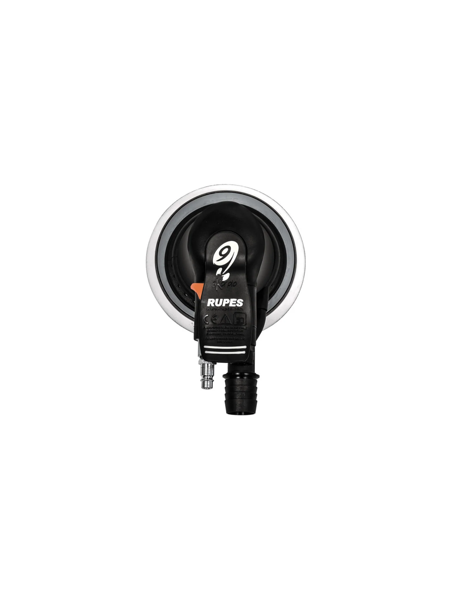 RUPES Random orbital palm pneumatic sander with 125mm pad and 9mm orbit - RH329 - KaJay Automotive