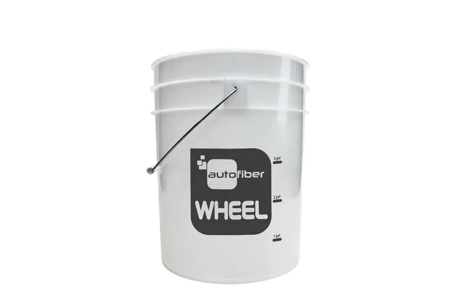 AutoFiber 5 Gallon Clear Bucket with Gallon Markers - KaJay Automotive