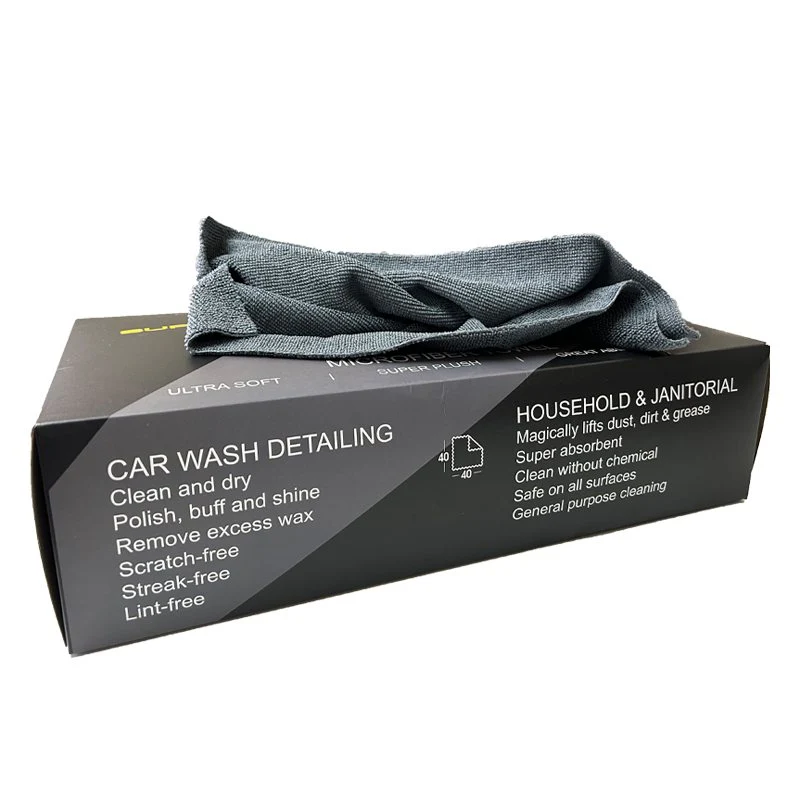 30pcs/box Microfiber Towels with Dispenser Box - KaJay Automotive
